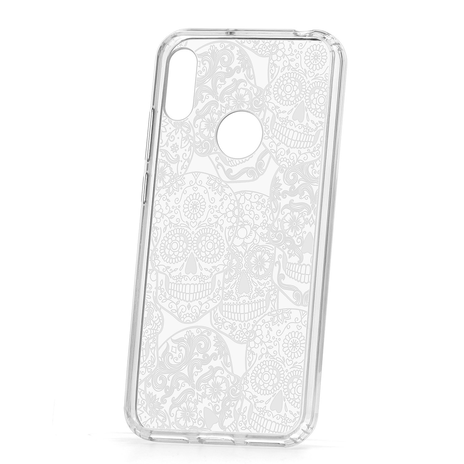 фото Чехол для huawei y6 2019 кruче print skull white