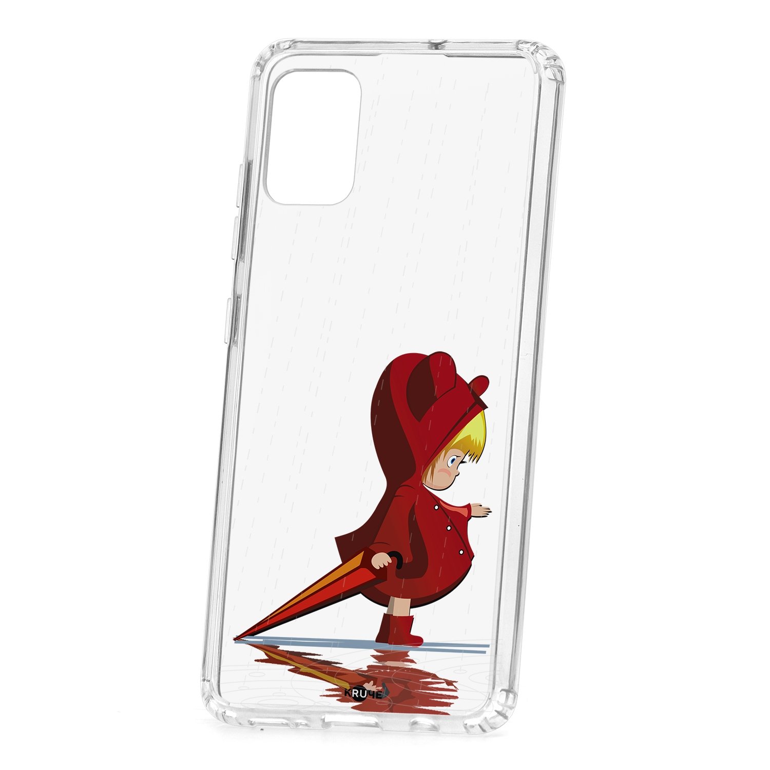 Чехол для Samsung Galaxy A51 КRUЧЕ Print Девочка с зонтом