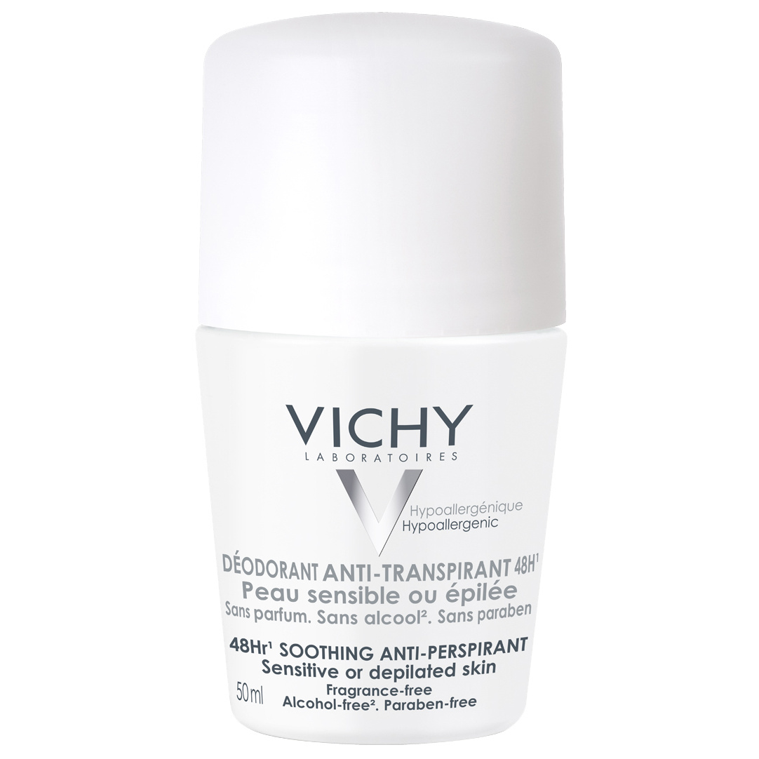 Дезодорант Vichy 48 часов Для чувствительной кожи 50 мл ремешок для часов 22 мм экокожа l 20 см