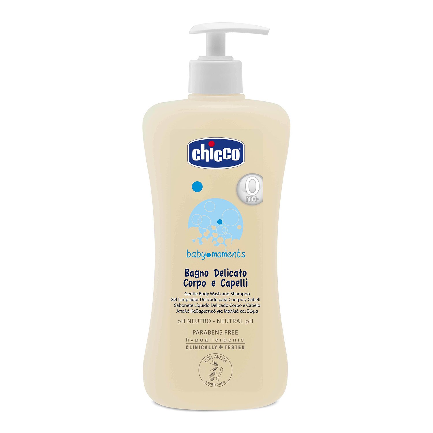 Гель для купания детский Chicco Baby Moments 500 мл