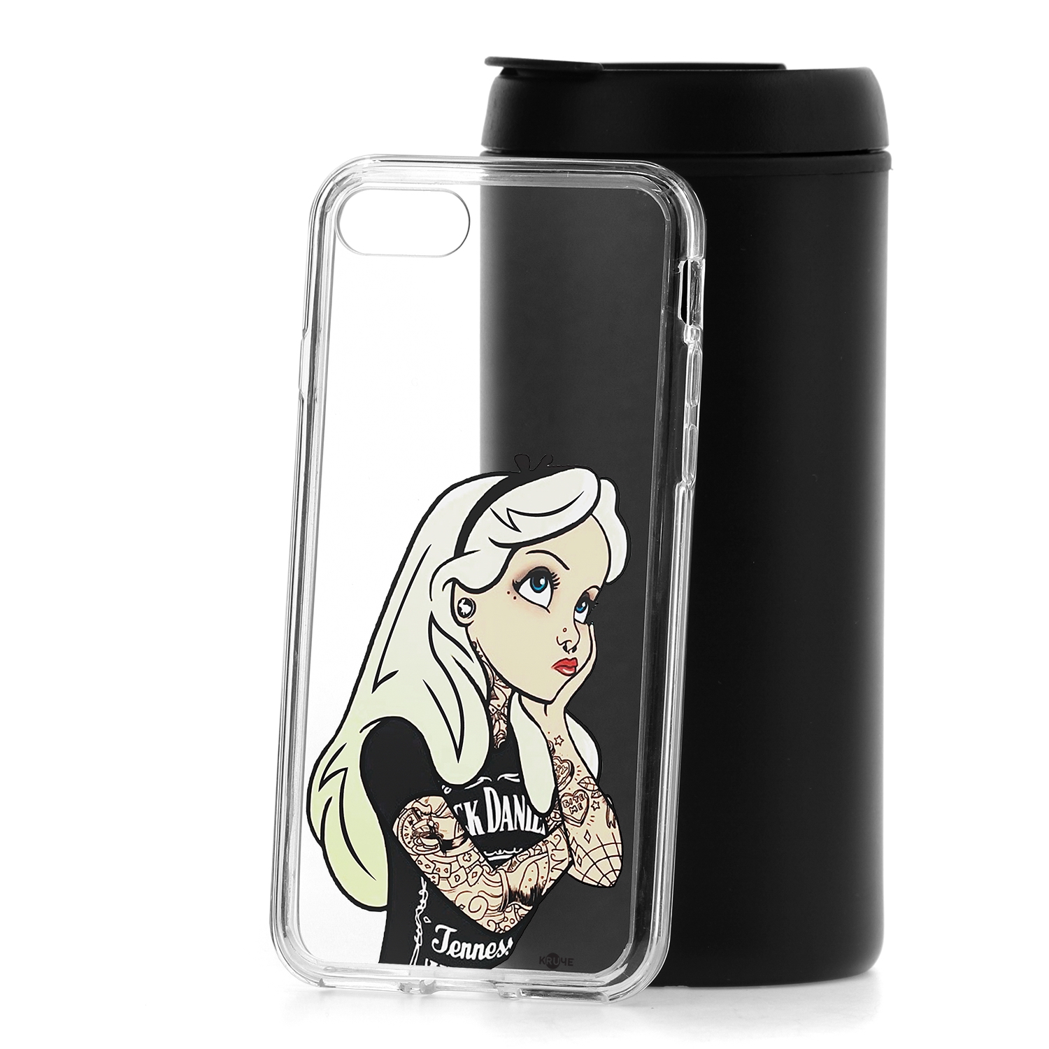 Чехол для Apple iPhone 7 / 8 / SE 2020 КRUЧЕ Print Tattoo Girl