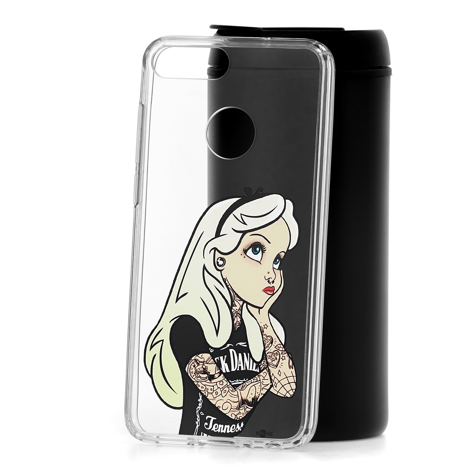 фото Чехол huawei honor 9 lite kruche print tattoo girl кruче