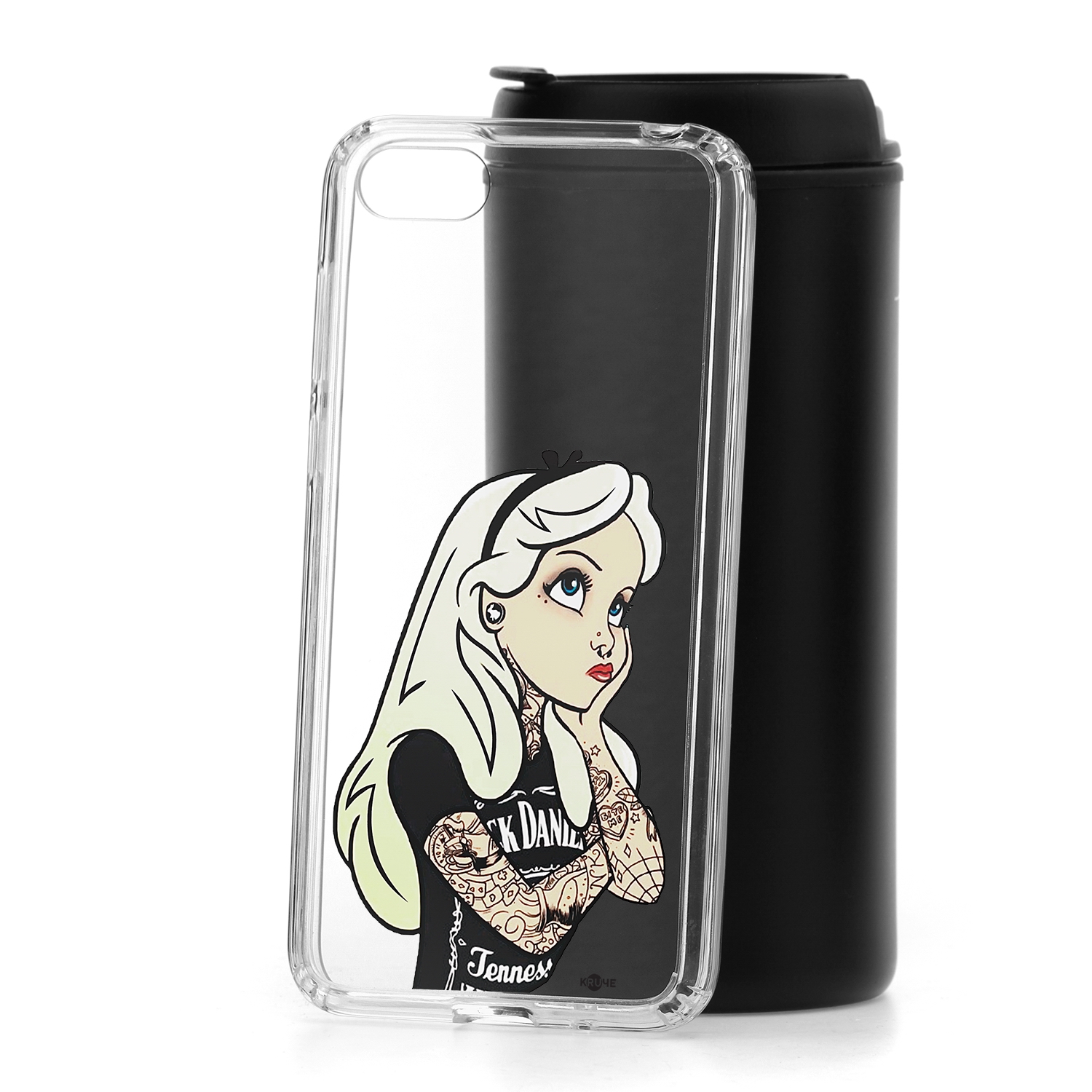 фото Чехол huawei honor 7a kruche print tattoo girl кruче