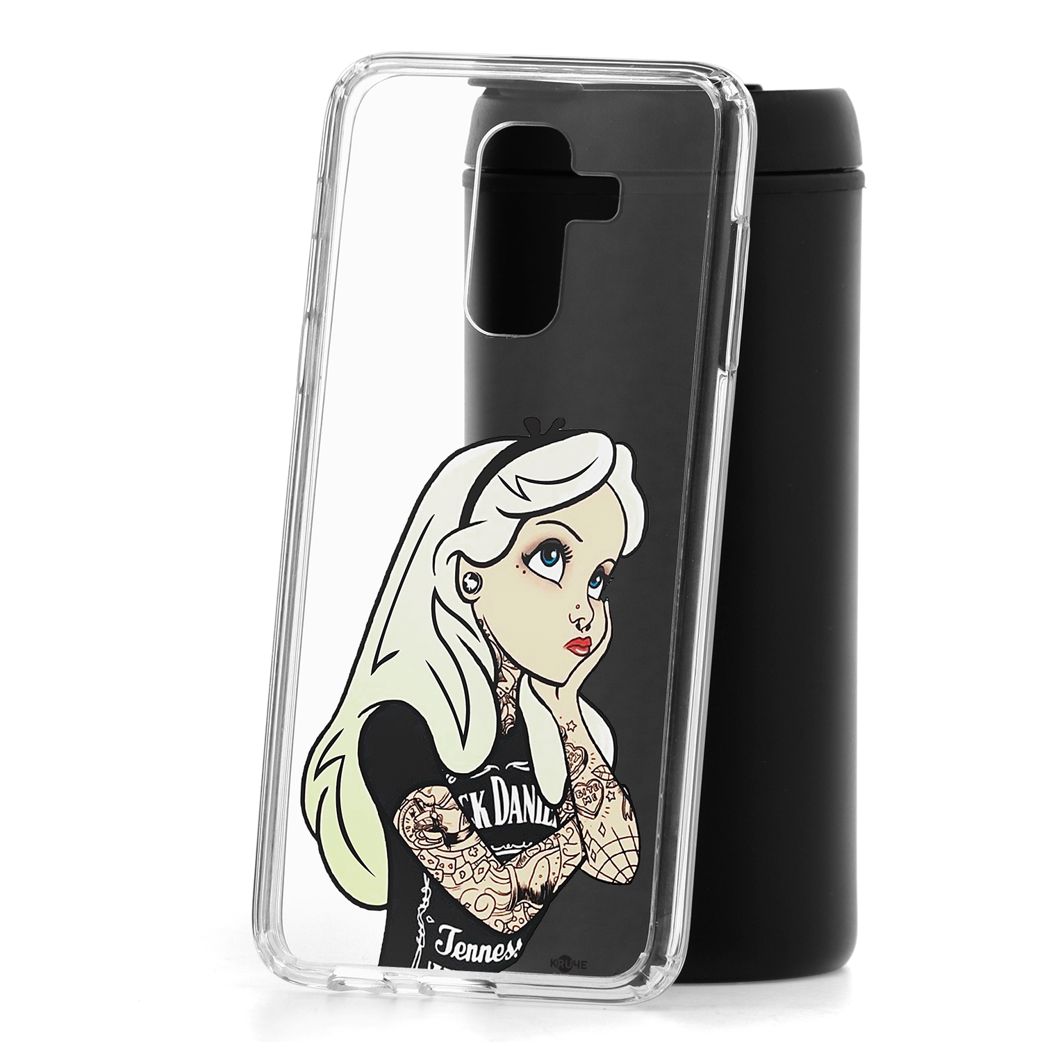 фото Чехол для samsung galaxy a6 plus (2018) a605f кruче print tattoo girl