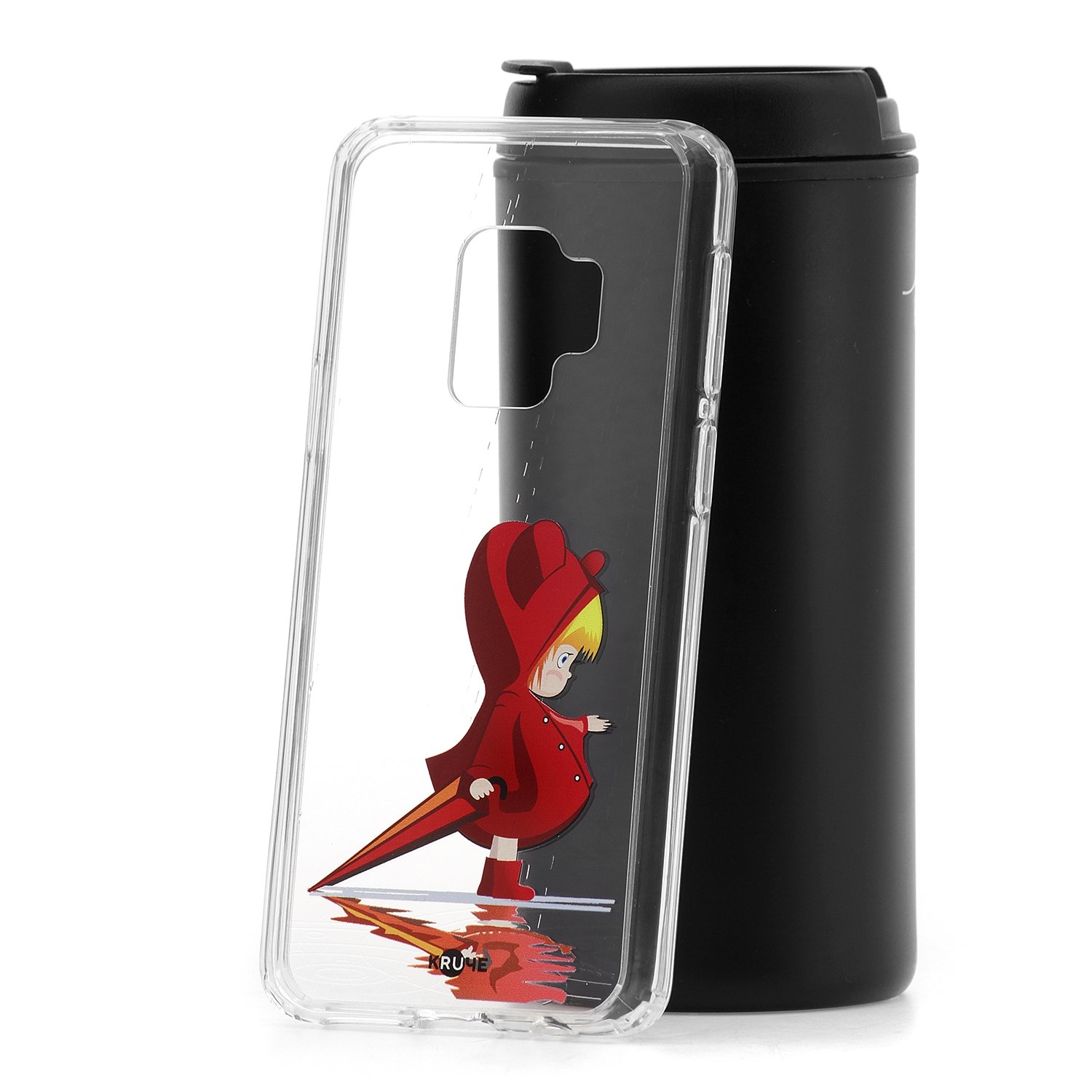 фото Чехол samsung galaxy s9 kruche print девочка с зонтом кruче