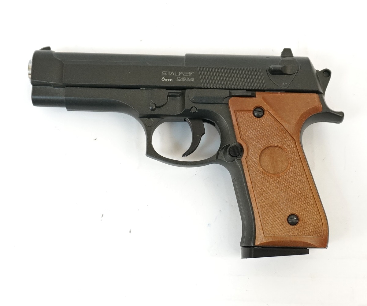 фото Страйкбольный пистолет калибр 6 мм beretta 92 stalker sa-3307192m