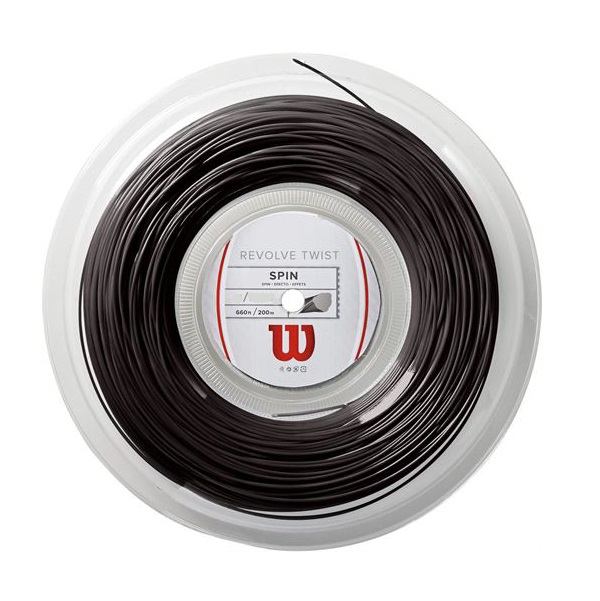 Теннисная струна Wilson Revolve Twist 1.3 Black 200 метров