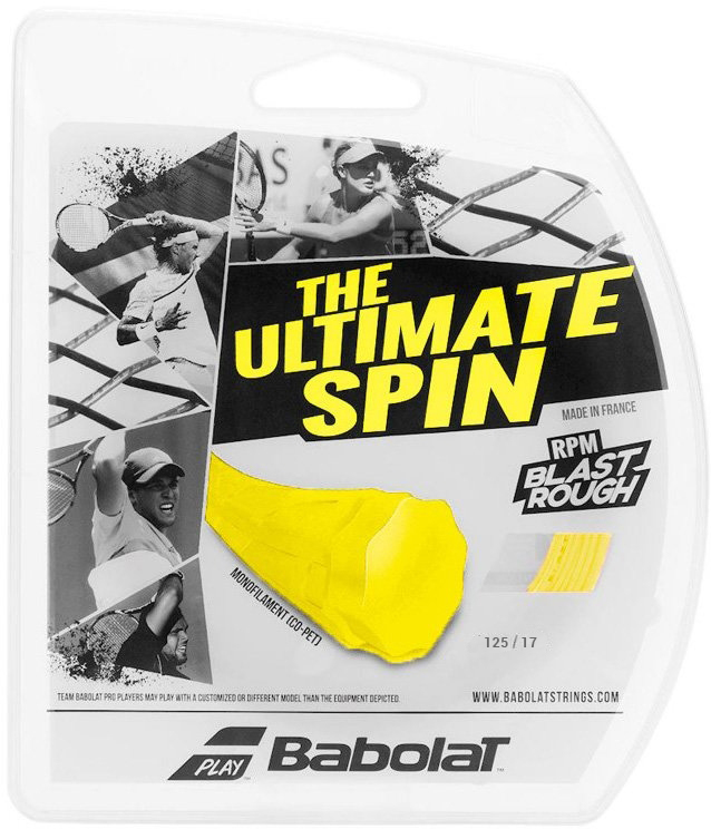 фото Теннисная струна babolat rpm blast rough yellow 1.2512 метров