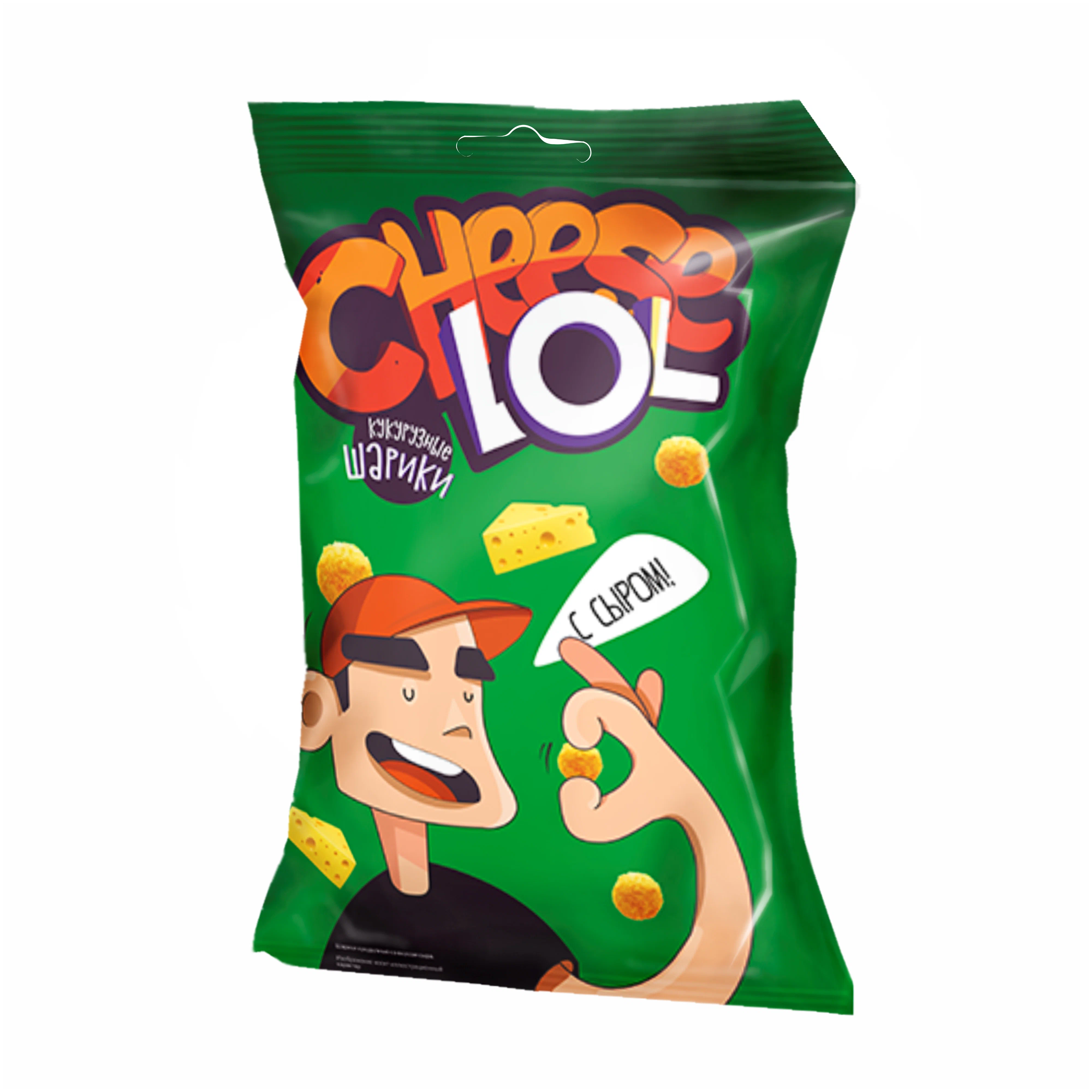 

Кукурузные чипсы Cheese Lol шарики со вкусом сыра, 60 г