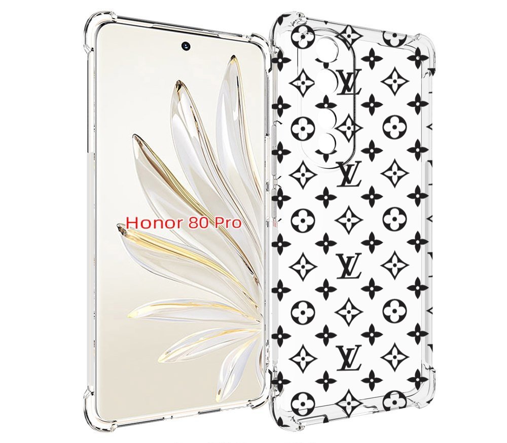 

Чехол MyPads стильный-принт-на для Honor 80 Pro, Прозрачный, Tocco