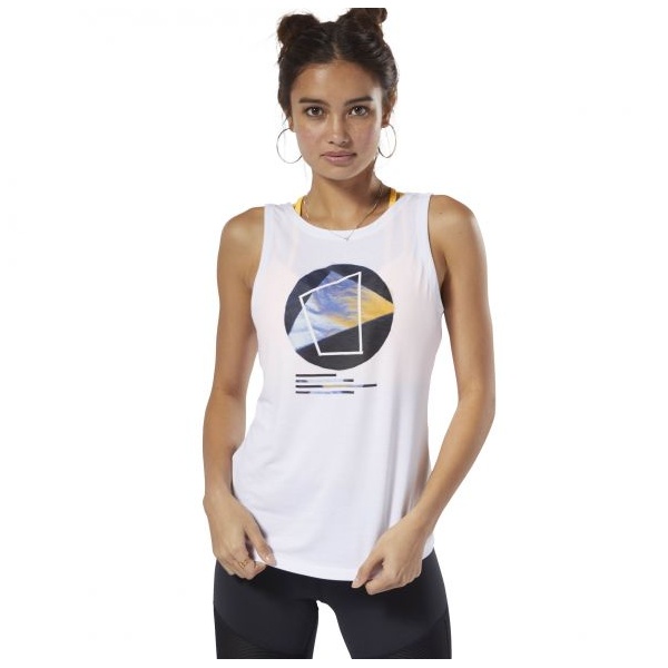 

Майка женская Reebok DP5845 белая XS, Белый, DP5845