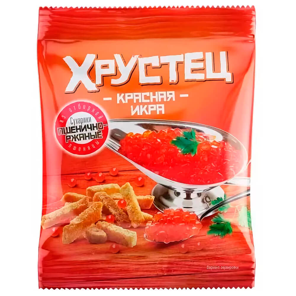 

Сухарики ржано-пшеничные Хрустец красная икра 130 г