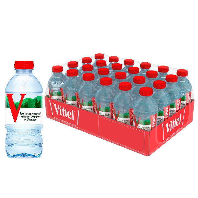 Вода минеральная питьевая Vittel (Виттель) 24 шт по 0,33 л