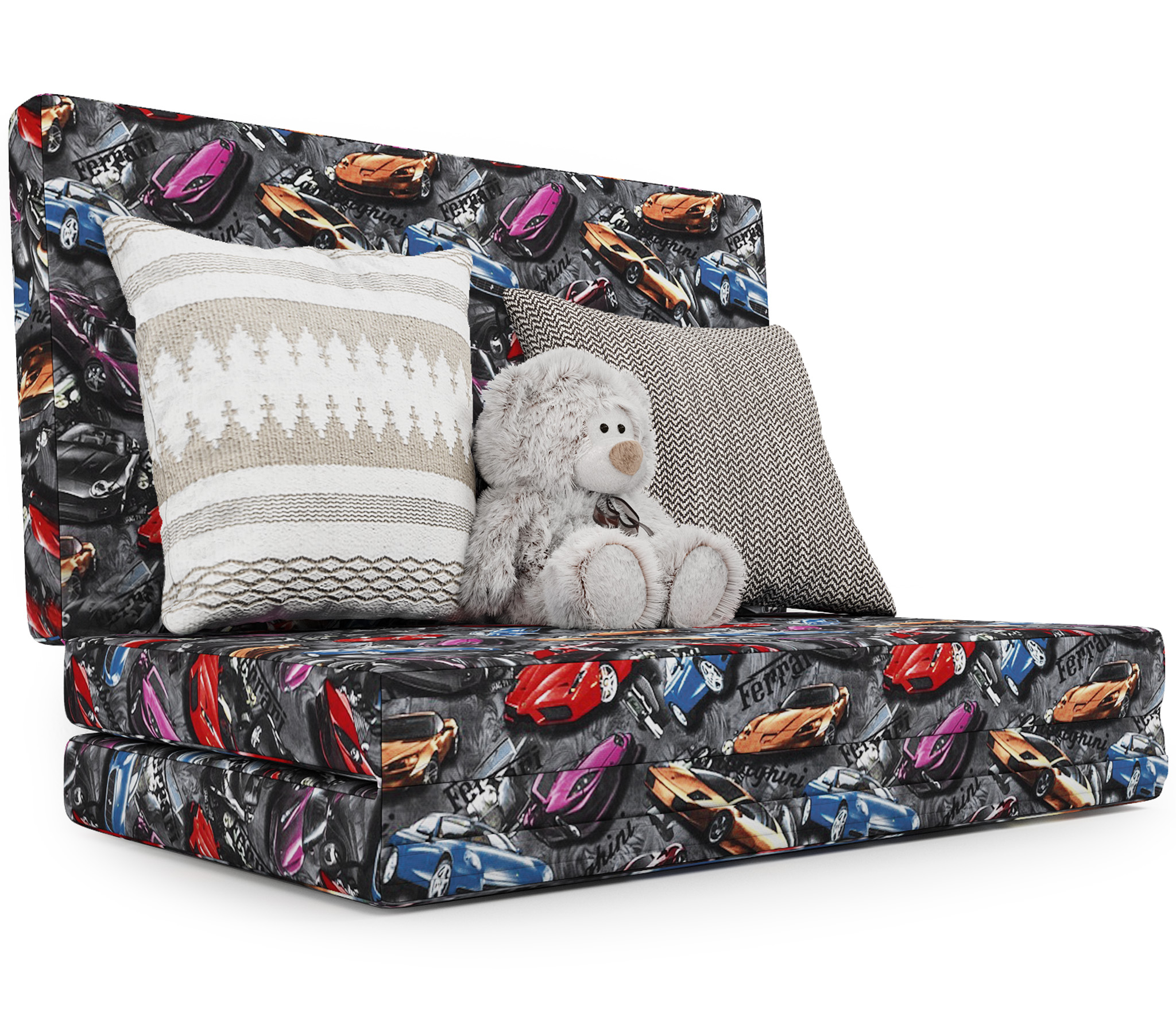 фото Пуф трансформер шарм-дизайн шаг 120 машинки