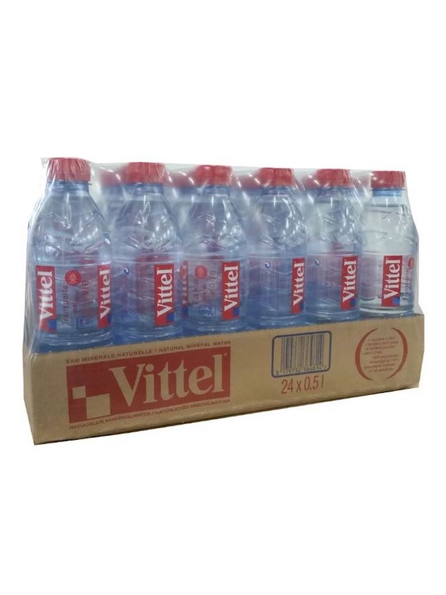 Минеральная вода Vittel (Виттель) 0,5 л х 24 шт, негазированная, пэт