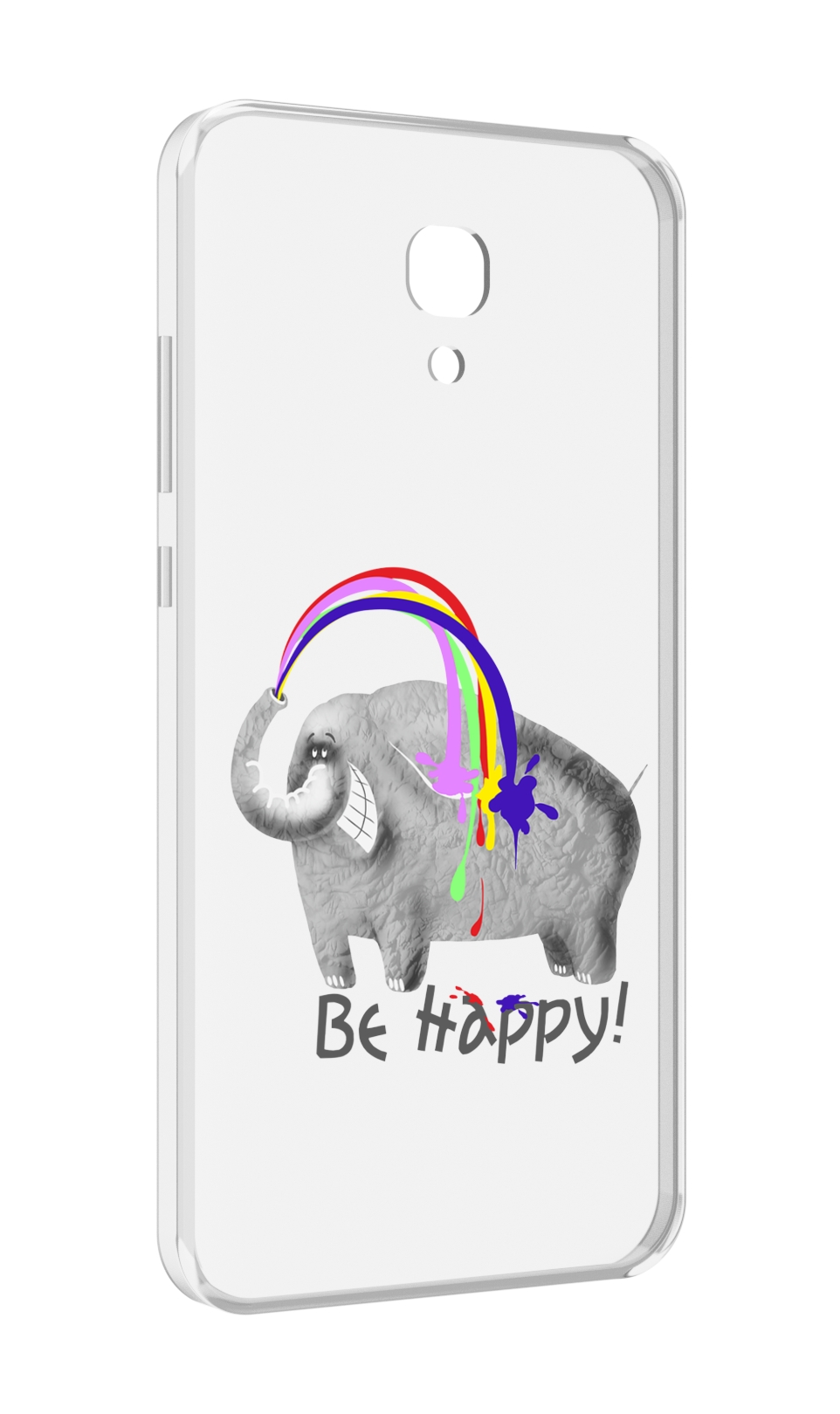 

Чехол MyPads счастливый слон для Meizu M6 (M711Q), Прозрачный, Tocco