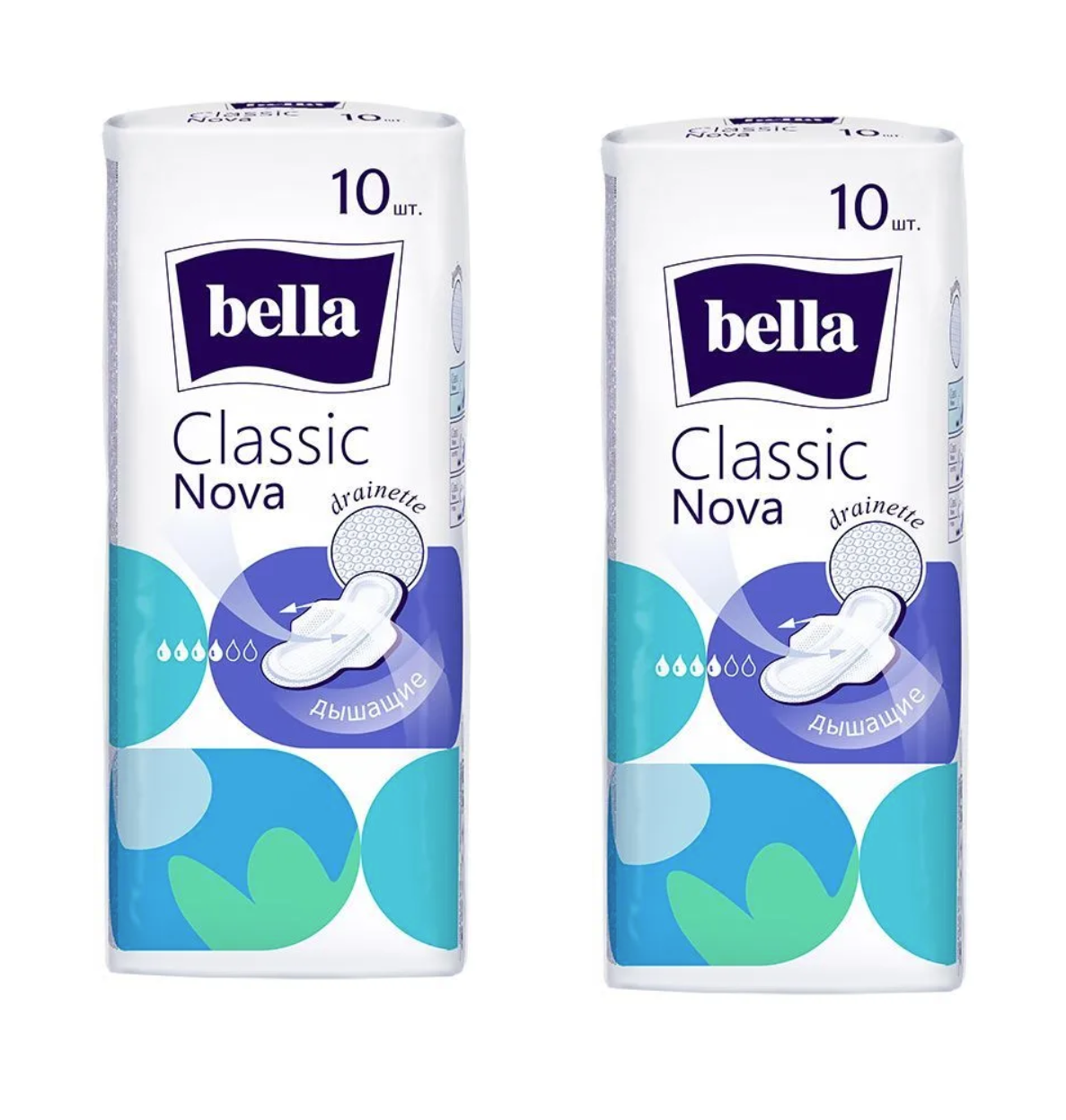 

Прокладки гигиенические Bella Nova Classic, 10 шт х 2 упаковки