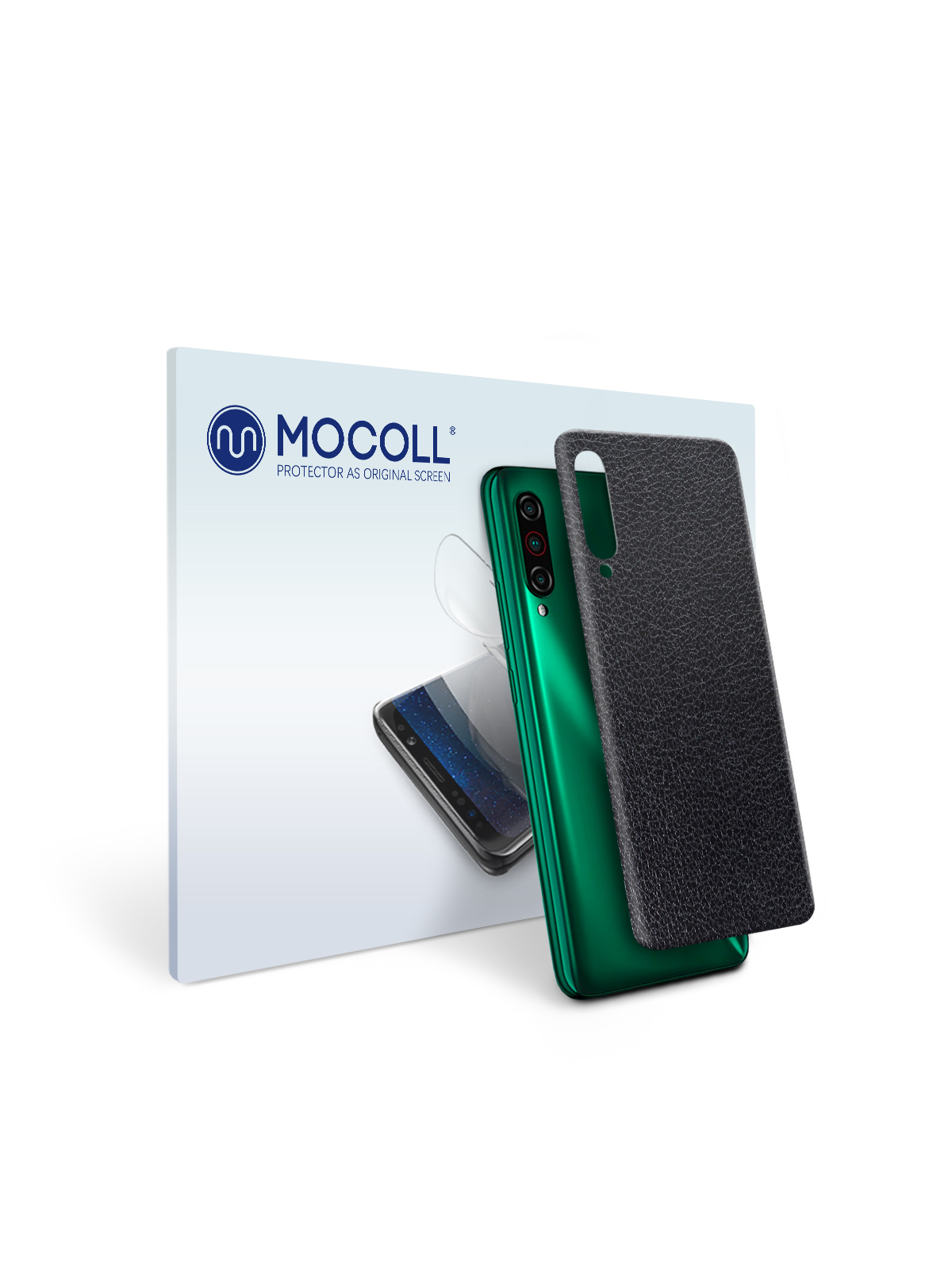 

Пленка защитная MOCOLL для задней панели Meizu 16 Кожа Черная