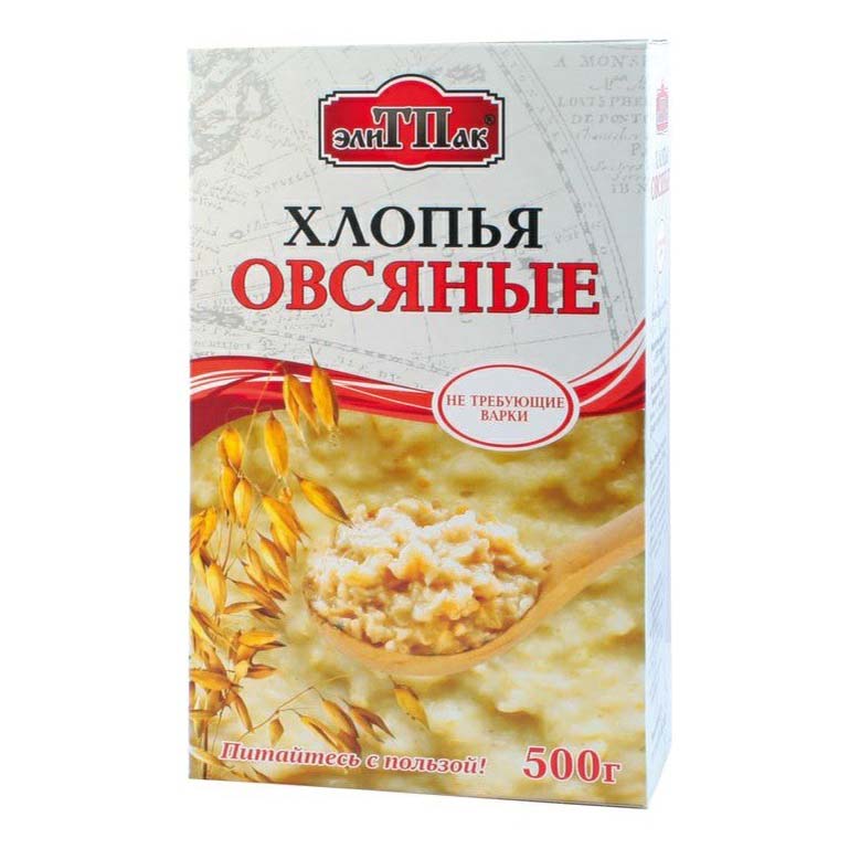 

Хлопья ЭлитПак овсяные 500 г