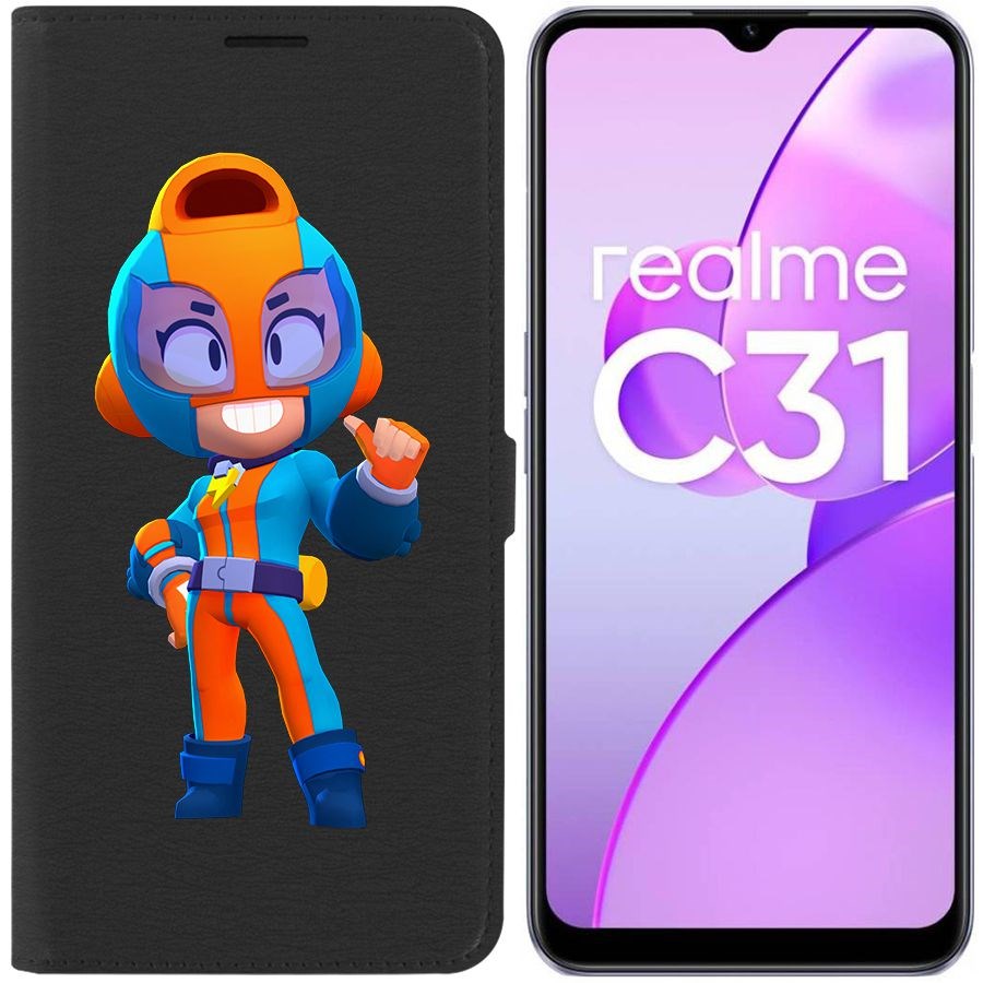 

Чехол-книжка Eco Book для Realme C31 Brawl Stars-GT Макс