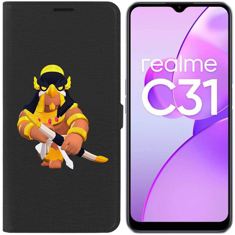 

Чехол-книжка Eco Book для Realme C31 Brawl Stars-Бо Хорус