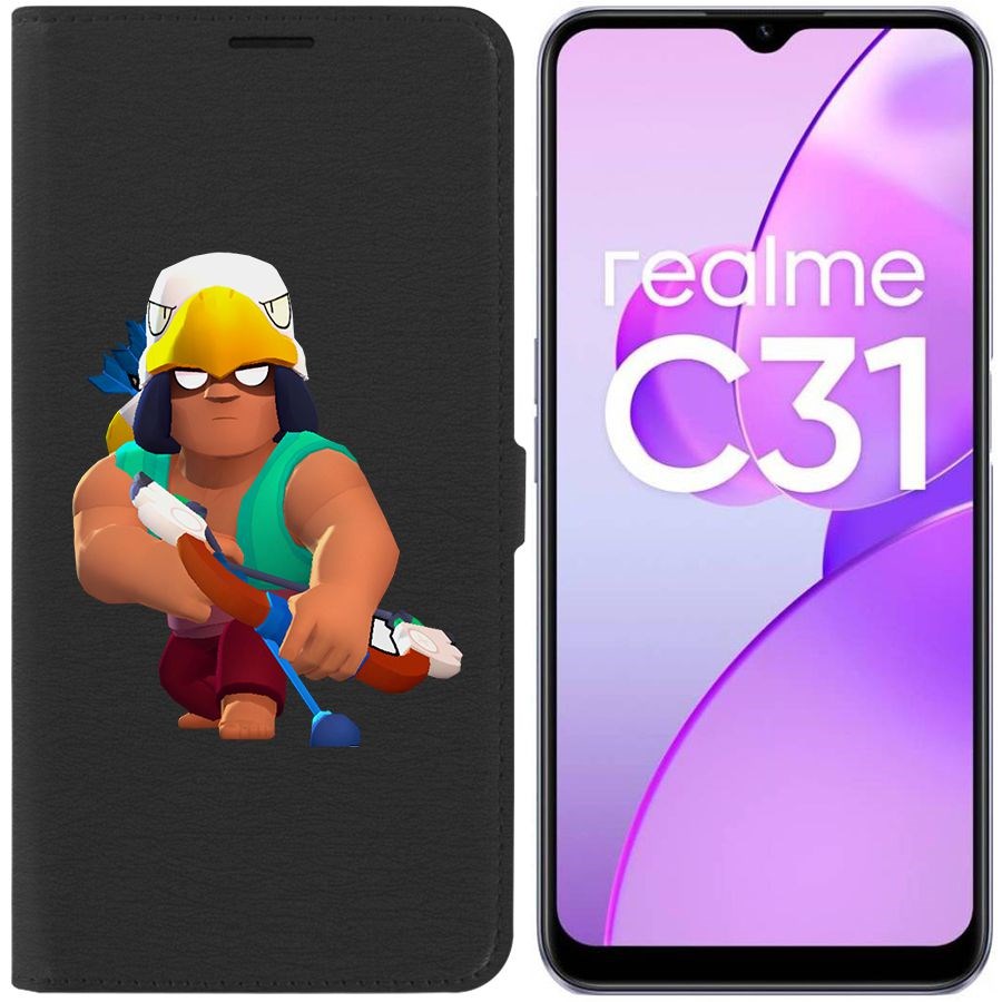 

Чехол-книжка Eco Book для Realme C31 Brawl Stars-Бо