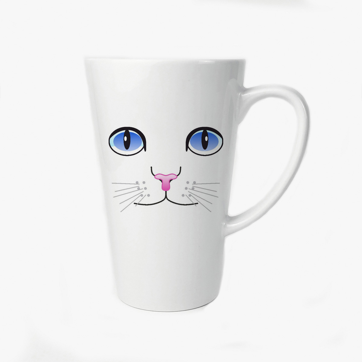 

Большая конусная кружка CoolPodarok котенок