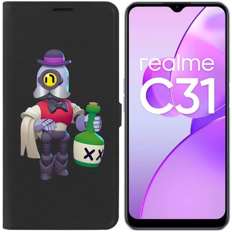 

Чехол-книжка Eco Book для Realme C31 Brawl Stars-Барли