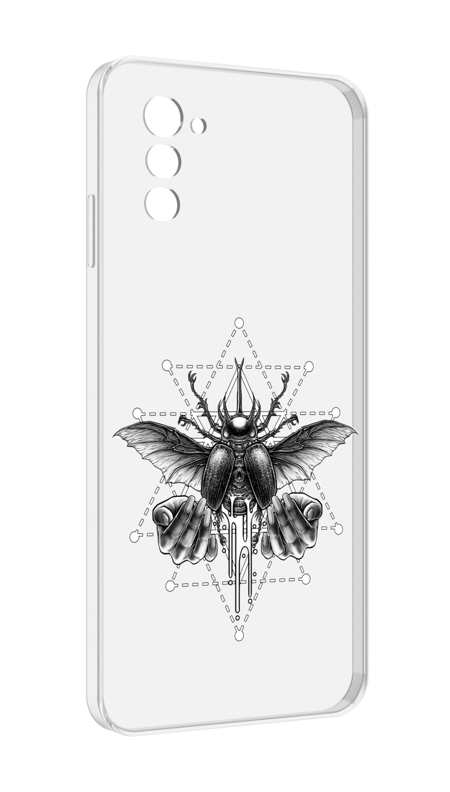 

Чехол MyPads скарабей для UleFone Note 12 / Note 12P, Прозрачный, Tocco