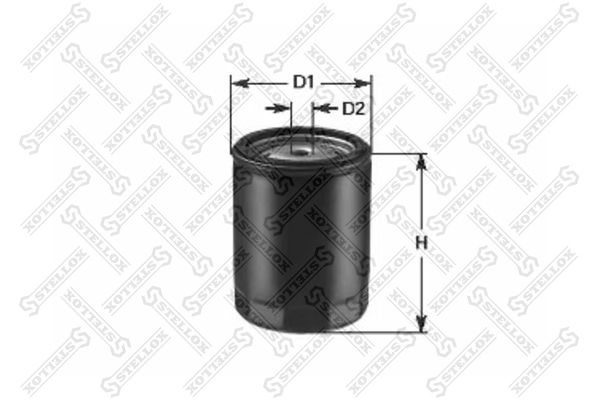 

20-50273-Sх_Фильтр Масляный Nissаn Рrimеrа/Sunnу/Теrrаnо/Раtrоl 2.0D-4.2Тd 88> STELLOX 205