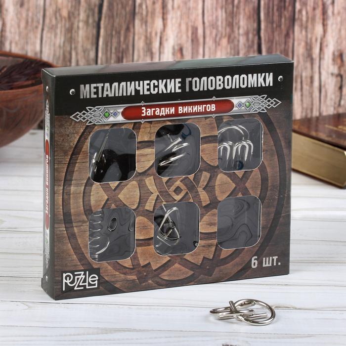 

Puzzle металлическая "Загадки Викингов" 6 штук