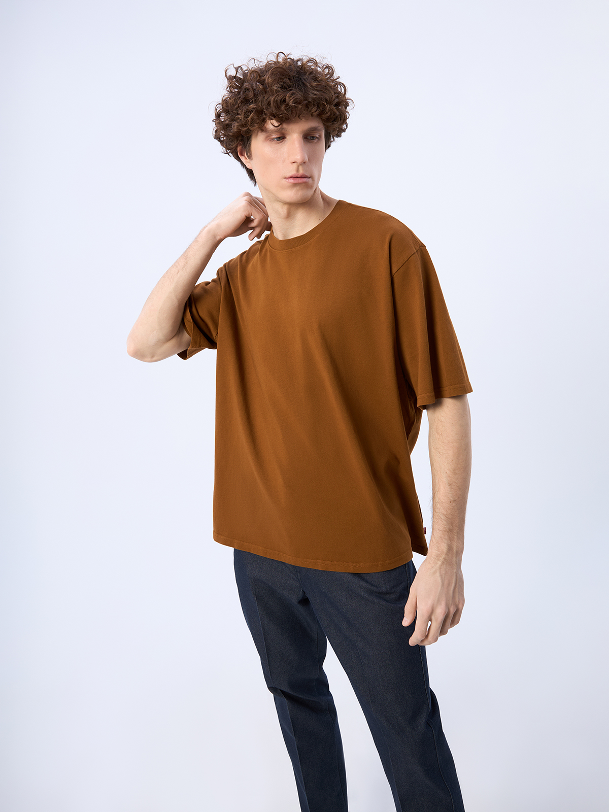 

Футболка мужская Levi's A6770 коричневая S, Коричневый, A6770