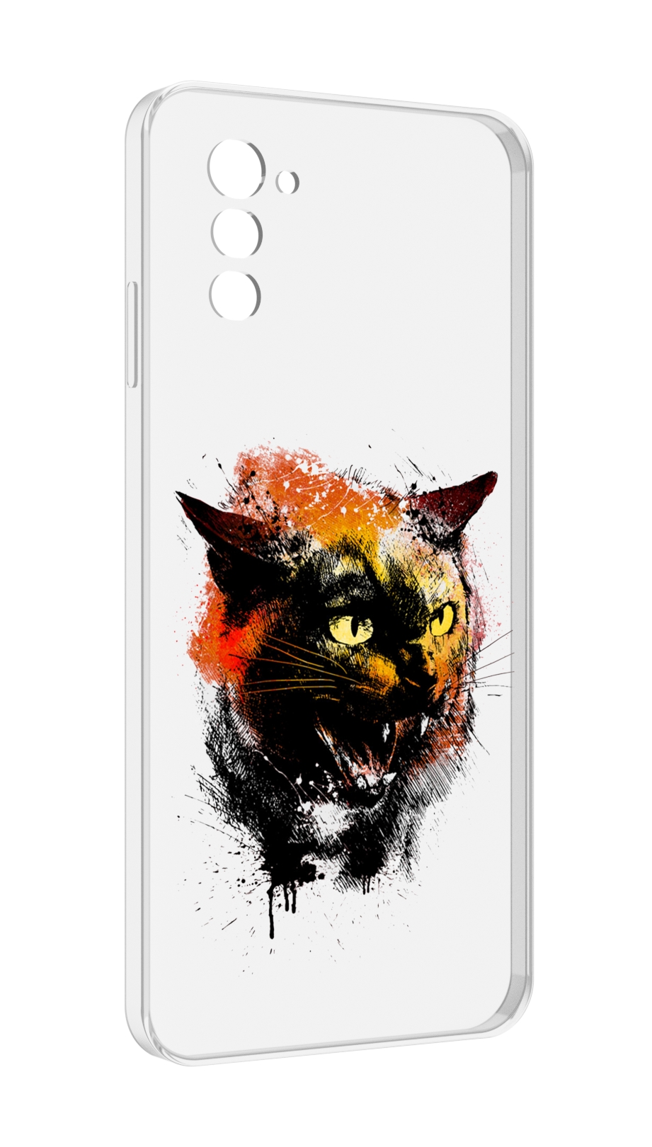 

Чехол MyPads сиамский кот для UleFone Note 12 / Note 12P, Прозрачный, Tocco