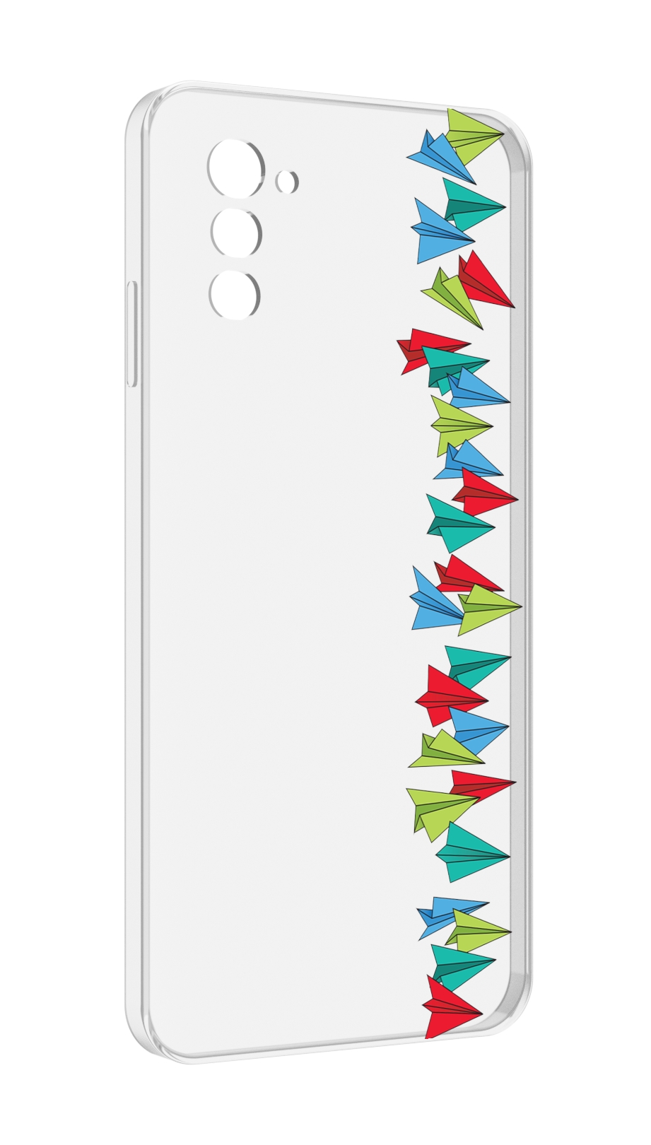 

Чехол MyPads самолетики из листочков для UleFone Note 12 / Note 12P, Прозрачный, Tocco