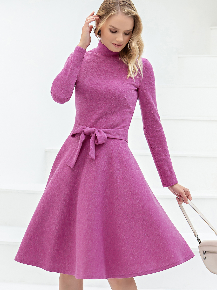 Платье женское Olivegrey Pl000105Z(lady) фиолетовое 46 RU