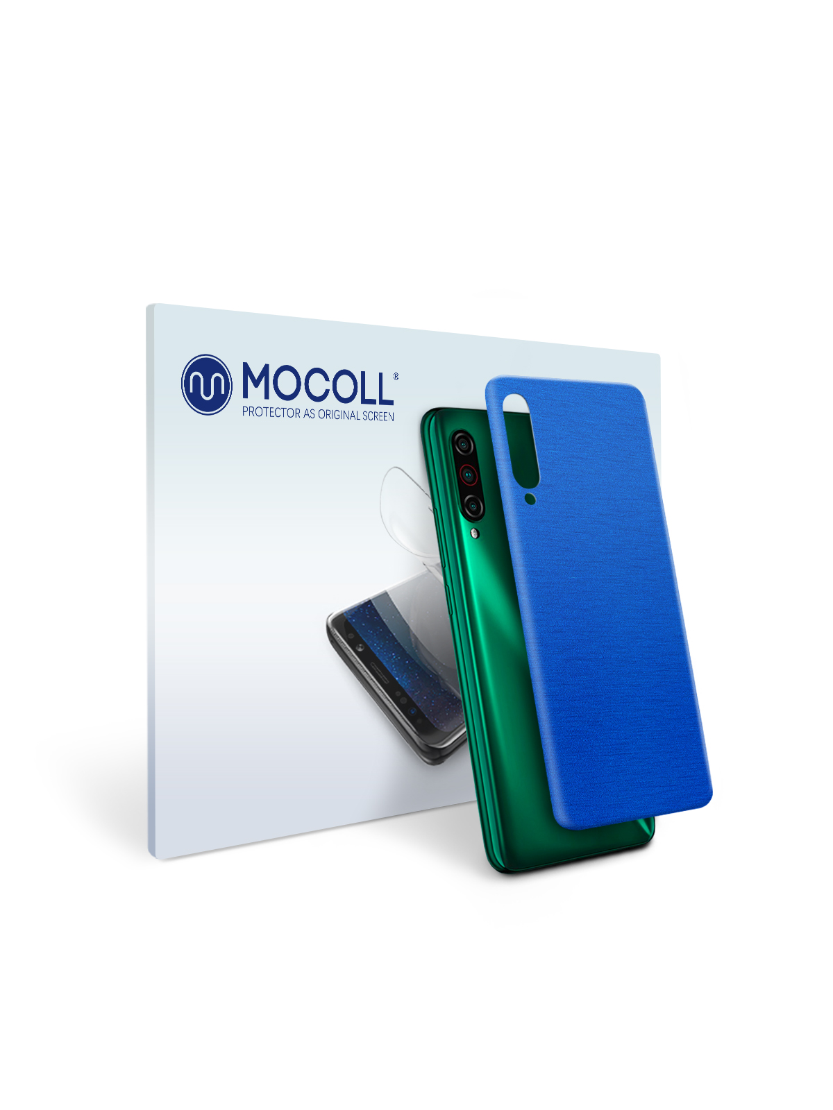 

Пленка защитная MOCOLL для задней панели Meizu Meilan 3S Металлик Синий