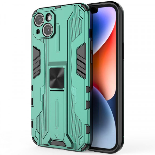 Противоударный чехол-подставка Epik Galvatron для iPhone 13 с защитой камеры