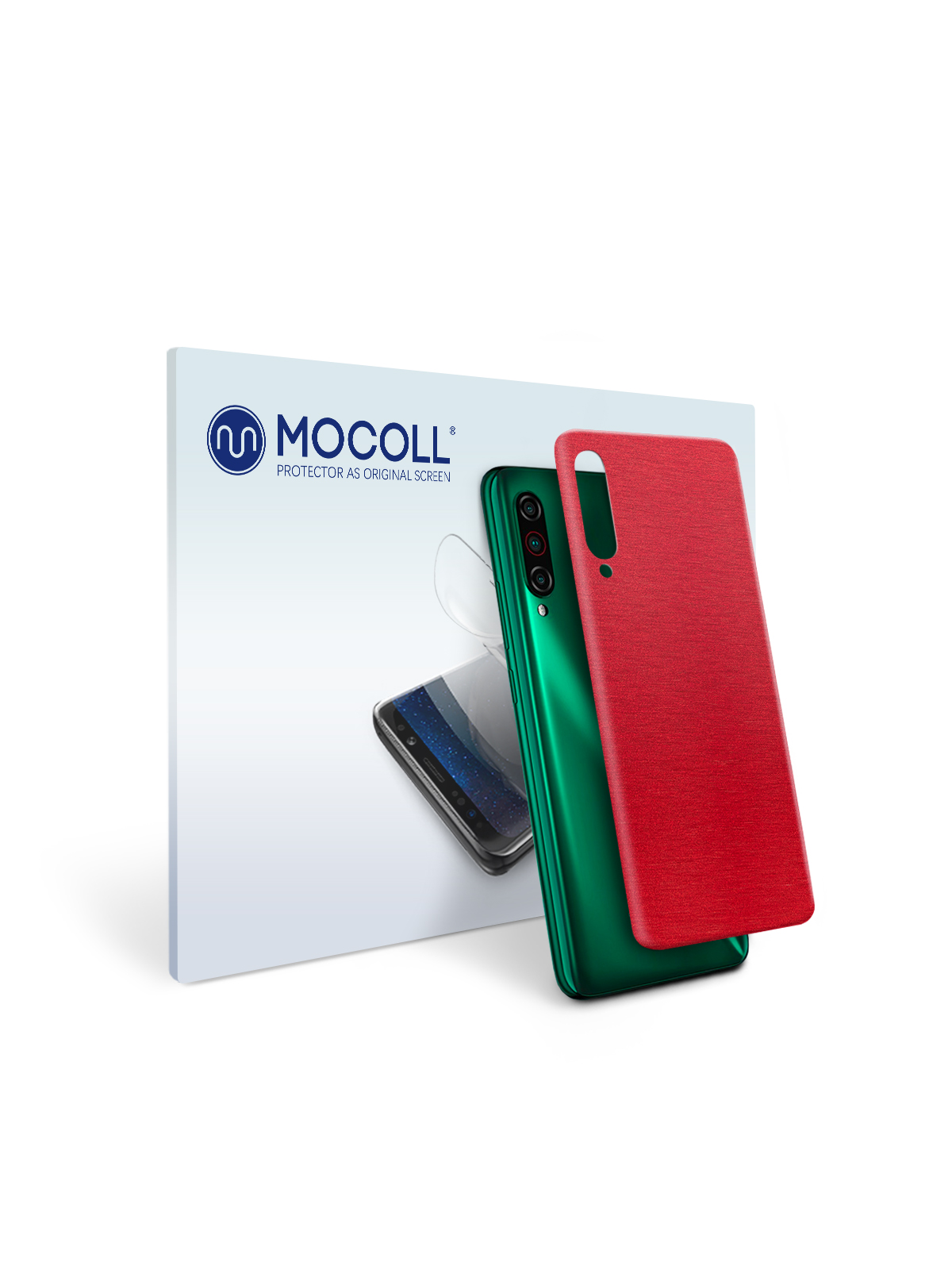 

Пленка защитная MOCOLL для задней панели Meizu M5 Металлик Красный