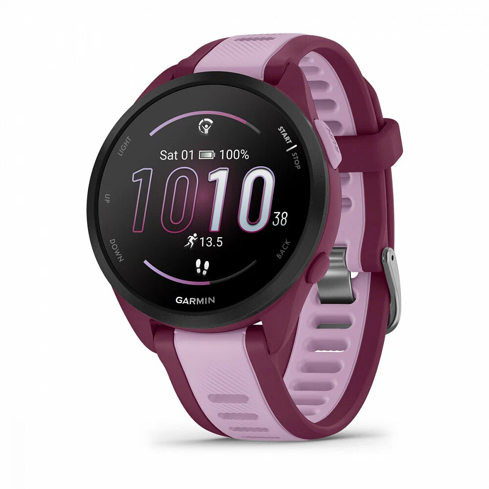 Смарт-часы Garmin Forerunner 165  красный (010-02863-33)