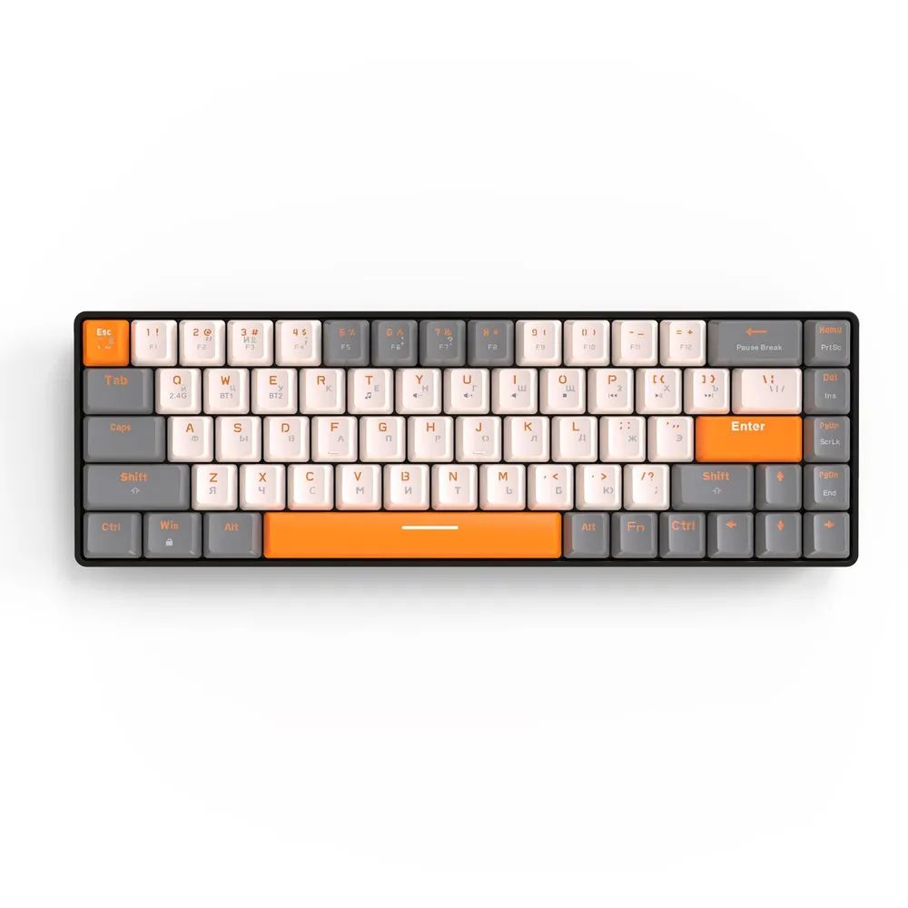 

Беспроводная игровая клавиатура AFFHASAT K68 Gray, K68