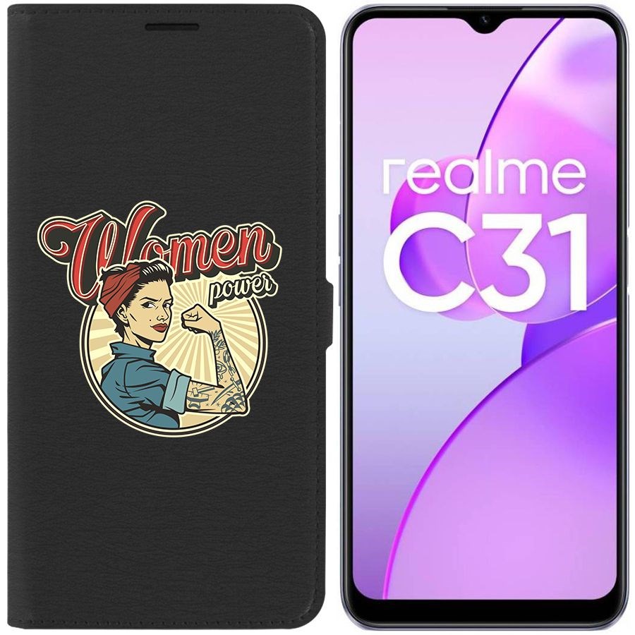 

Чехол-книжка Eco Book для Realme C31 Women Power