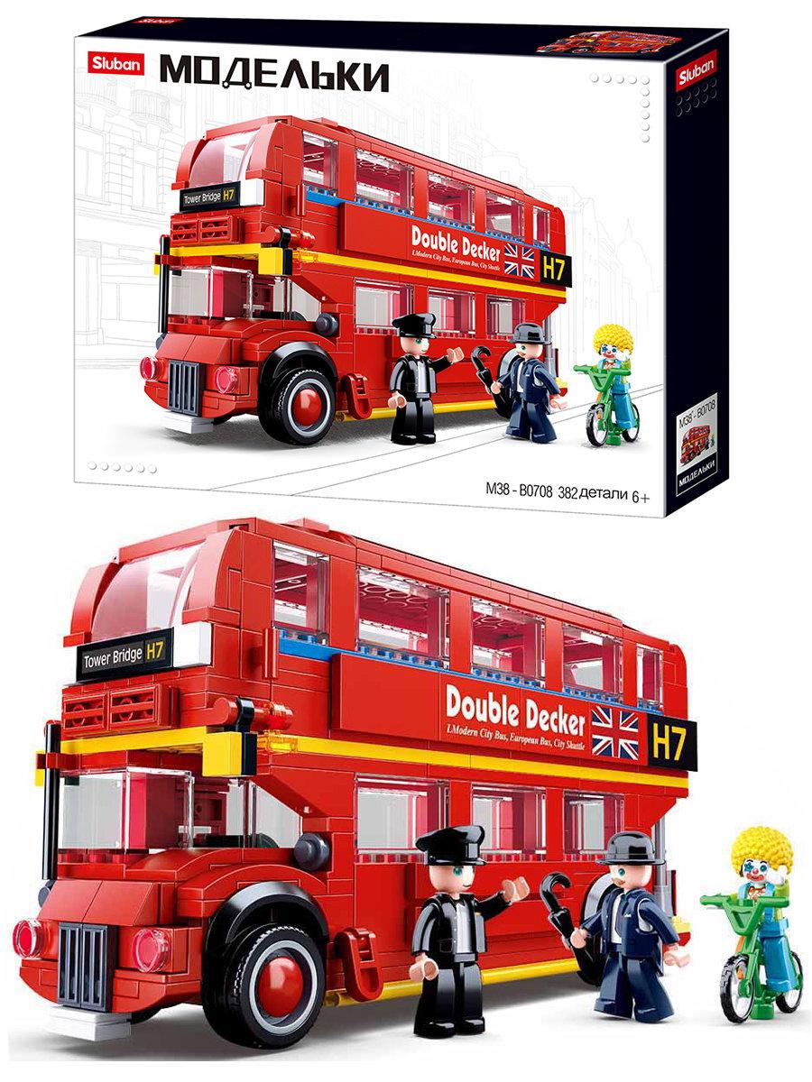 фото Конструктор sluban лондонский двухэтажный автобус huada toy co., ltd.