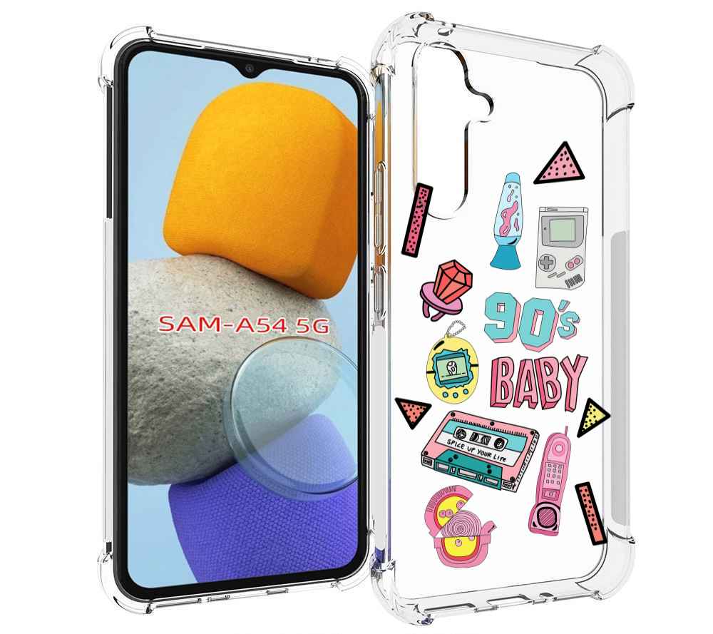 

Чехол MyPads гаджеты-90х для Samsung Galaxy A54, Tocco