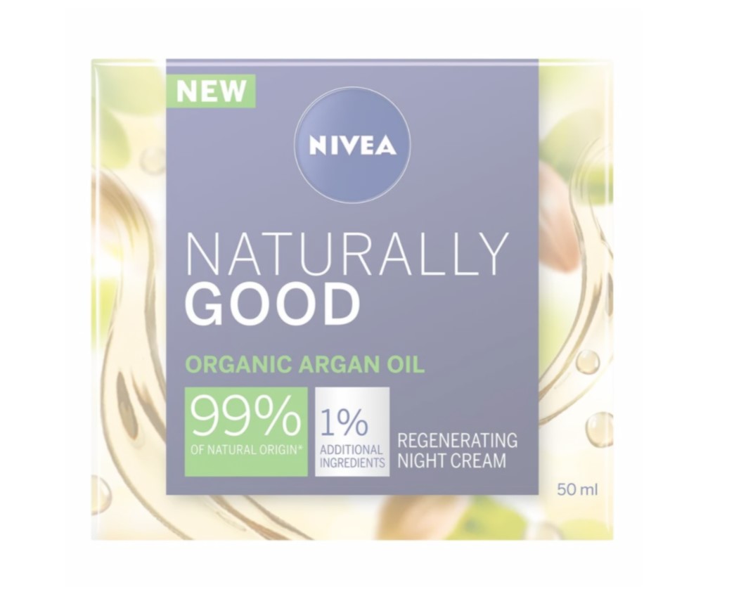 

Крем для лица Nivea Naturally Good ночной с аргановым маслом 50 мл