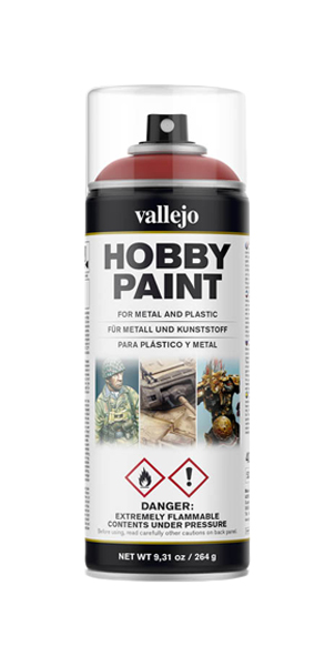 

Аэрозольная грунтовка Vallejo AEROSOL Scarlet Red 28.016