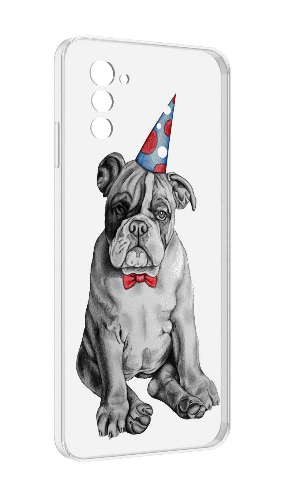 

Чехол MyPads праздничный щенок для UleFone Note 12 / Note 12P, Прозрачный, Tocco