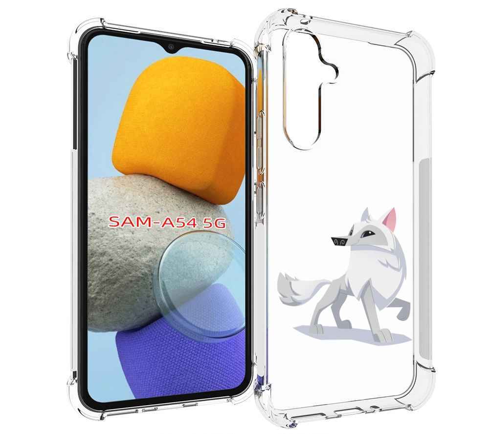 

Чехол MyPads волчок-серый для Samsung Galaxy A54, Tocco