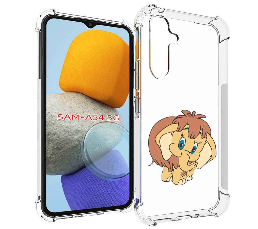 

Чехол MyPads волосатый-слоник детский для Samsung Galaxy A54, Tocco