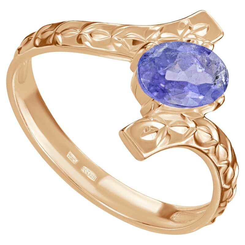 

Кольцо из серебра с танзанитом LAZURIT-ONLINE 8053PG р, 8053PG