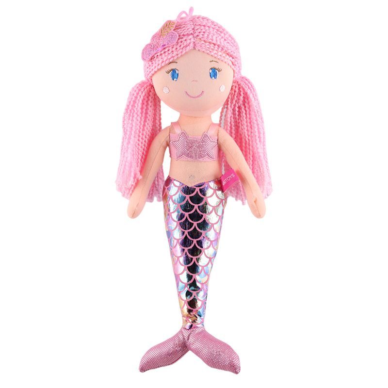 

Игрушка для девочек мягкая кукла русалка MAXITOYS MT-CR-D01202301-40, Розовый, MT-CR-D01202301-40